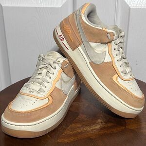 🔥🔥 NIKE Air Force 1 “Shadow Sisterhood” 2021 Shoes - Women Sz 6.5 - RARE - EUC